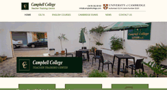 Desktop Screenshot of campbellcollege.com